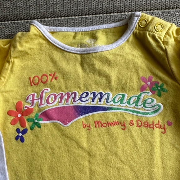 Long Sleeve Bodysuit onesie| Homemade by Mommy and Daddy - Picture 3 of 5